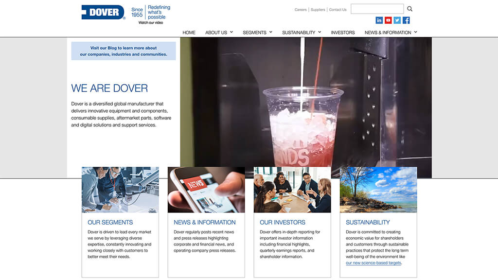 Dover, Mission, Vision, Values