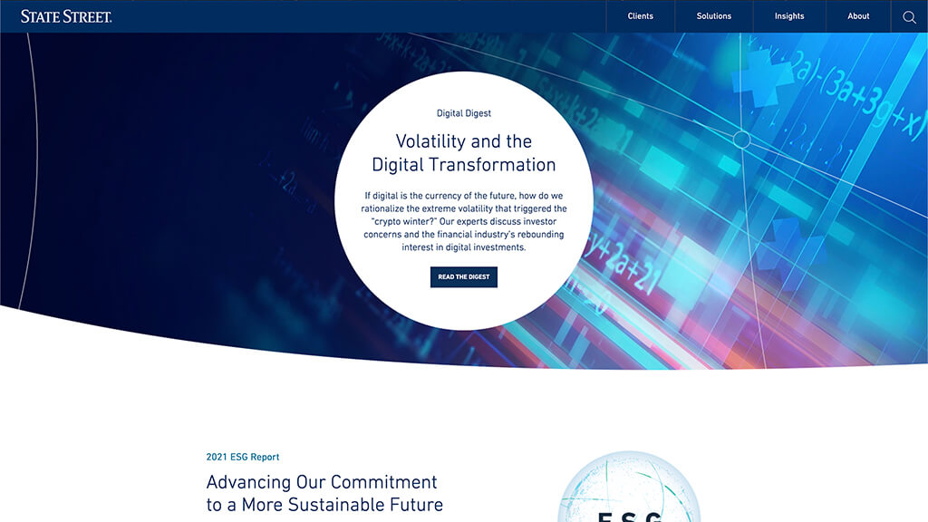 State Street Corporation, Mission, Vision, Values